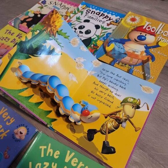 9 toddler pop up books. various conditions. some pop ups are broken and some mis - Picture 6 of 10